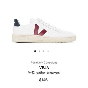 Men’s Veja V-12 sneakers, never worn, size 44